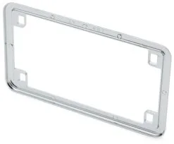Milwaukee Twins License Plate Frame -Moto Parts Store milwaukee twins license plate frame chrome 1