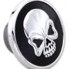 Milwaukee Twins Skull Vented Gas Cap For Harley 1997-2023
