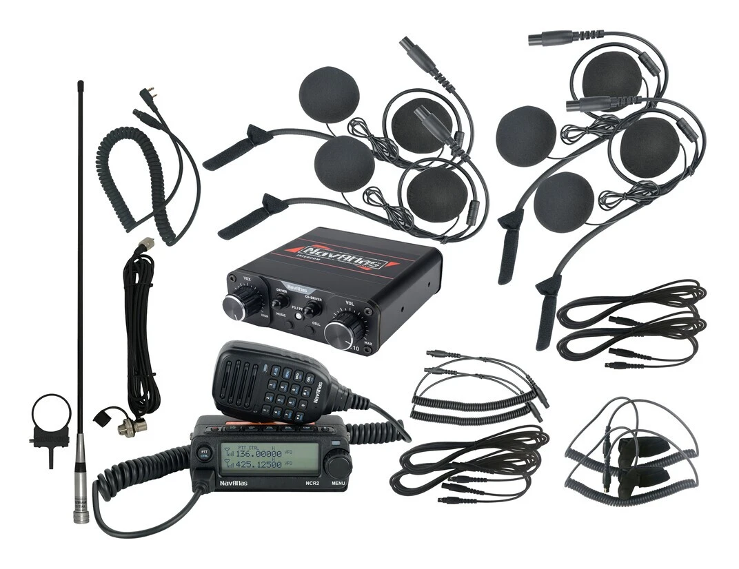 NavAtlas 4 Person In-Helmet Communication Package 1 NavAtlas 4 Person In-Helmet Communication Package