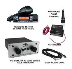 PCI Race Radios TK-7360 Comlink X Race Package