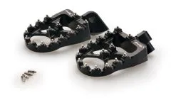 Puig Off-Road Footpegs Yamaha WR / YZ 125 / 250 / 450 1999-2023 Black [Open Box]