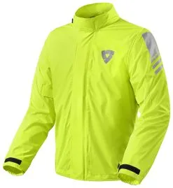 REV'IT! Cyclone 3 H2O Rain Jacket -Moto Parts Store revit cyclone3 h2 o rain jacket neon yellow