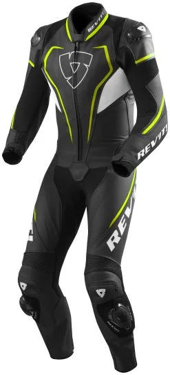 REV'IT! Vertex Pro Race Suit -Moto Parts Store revit one piece vertex pro bw black fluo yellow