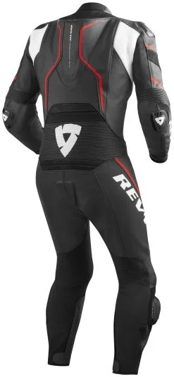 REV'IT! Vertex Pro Race Suit -Moto Parts Store revit one piece vertex pro bw black red 1