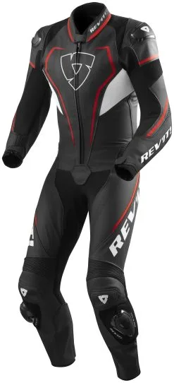 REV'IT! Vertex Pro Race Suit -Moto Parts Store revit one piece vertex pro bw black red