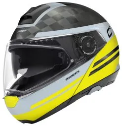 Schuberth Helmets Schuberth C4 Pro Carbon Tempest Helmet -Moto Parts Store schuberth c4 pro carbon tempest helmet yellow 1