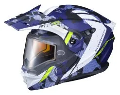 Scorpion EXO-AT950 Outrigger Helmet - Dual Lens -Moto Parts Store scorpion exoat950 outrigger helmet dual lens blue