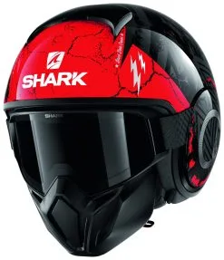 Shark Helmets Shark Street Drak Crower Helmet 8 Shark Helmets Shark Street Drak Crower Helmet -Moto Parts Store shark street drak crower mat black anthracite red