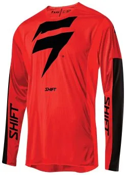 Shift 3lack Label Race Jersey -Moto Parts Store shift3lack label race jersey red black