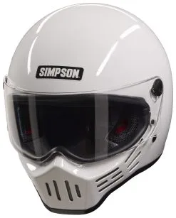 Simpson Helmets Simpson M30 Bandit Helmet -Moto Parts Store simpson m30 bandit helmet white