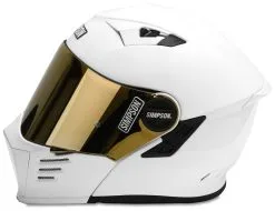 Simpson Helmets Simpson Mod Bandit Helmet White / XL [Open Box] -Moto Parts Store simpson mod bandit helmet white xl open box white 1