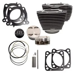 S&S Cycle 131" Big Bore Stroker Cylinder & Piston Kits For Harley Milwaukee-Eight 2017-2023 -Moto Parts Store ss131 big bore stroker cylinder piston kits for harley milwaukee eight20172020 5