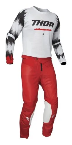 Thor Pulse Air Rad Youth Pants (Youth 28) -Moto Parts Store thor pulse air rad pants white red 2
