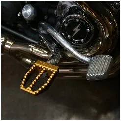 Thrashin Supply Co. Thrashin Supply Militant Passenger Foot Pegs For Harley Softail 2018-2023 -Moto Parts Store thrashin supply militant foot pegs for harley 5