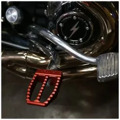 Thrashin Supply Co. Thrashin Supply Militant Passenger Foot Pegs For Harley Softail 2018-2023 -Moto Parts Store thrashin supply militant foot pegs for harley red
