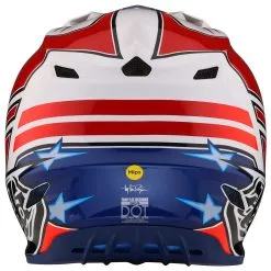 Troy Lee Designs Troy Lee SE4 Polyacrylite Flagstaff Helmet -Moto Parts Store troy lee se4 polyacrylite flagstaff helmet white 1