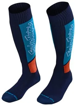 Troy Lee Designs Troy Lee Youth GP MX Coolmax Thick Socks -Moto Parts Store troy lee youth gpmx coolmax thick socks navy