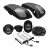 Wild Boar Audio Wild Boar By Hogtunes Front Speakers, Lids, & 400 Watt Amp Kit For Harley Touring 2014-2023